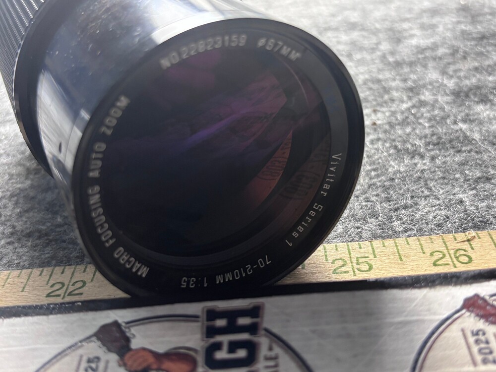 Vivitar Series 1 70-210mm Macro Focusing Auto Zoom Lens and Matching Flash
